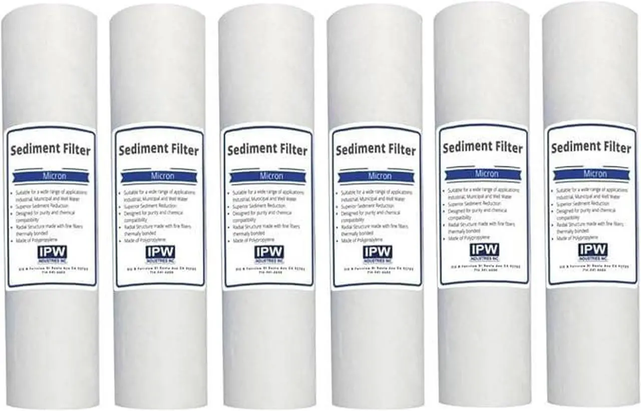 Main image of IPW Industries Inc. Compatible GE FXUSC Whole Home System Replacement Filter Set - Pack of 6