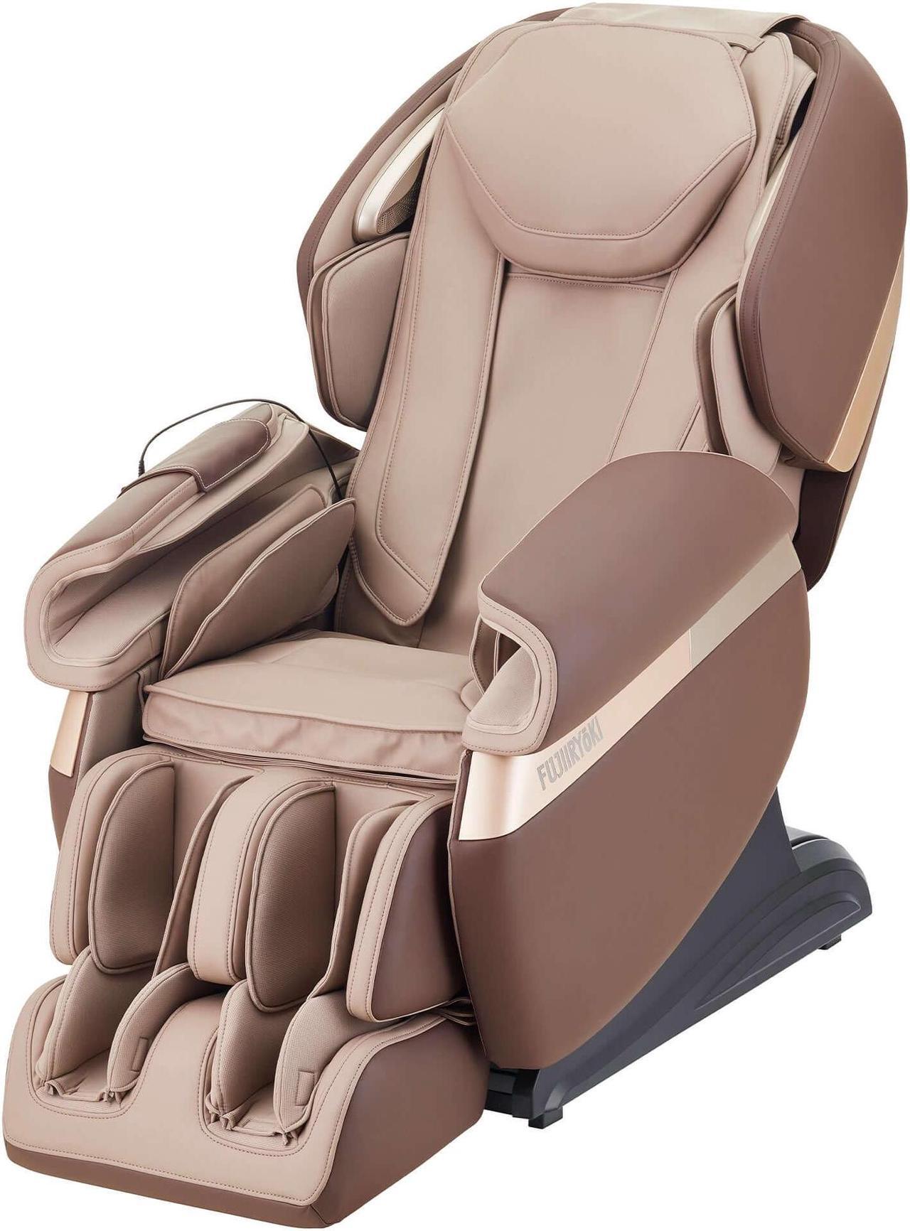 Main image of Fujiiryoki Calm Plus Flex Frame SL Track Massage Chair w/ Touchscreen Remote (Coffee)
