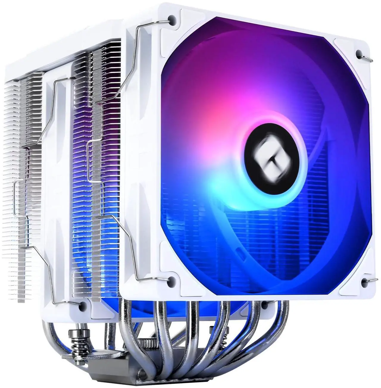 Alt view image 5 of 7 - Thermalright Peerless Assassin 120 Digital ARGB White CPU Air Cooler -Temperature Display | 6 Heat Pipes | 1850RPM PWM 120mm Fans, for Intel 1851/1700, AMD AM4/AM5