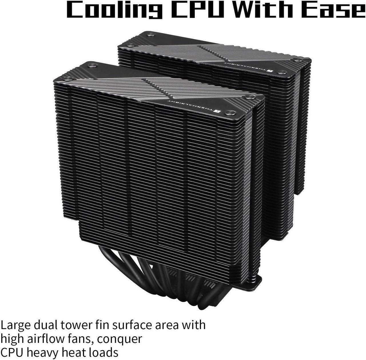 Alt view image 7 of 7 - Thermalright Phantom Spirit 120 EVO CPU Cooler,7×6mm Heat Pipes CPU Air Cooler,Dual PWM Fan Computer Cooling,2150RPM Speed,for AMD AM4 AM5/Intel 1700/1150/1151/1200/17XX/2011