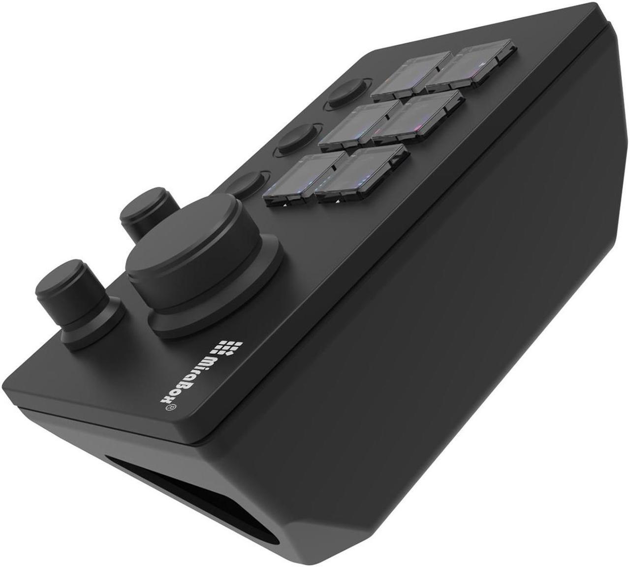 Alt view image 6 of 7 - iHTP LCD Shortcut Stream Controller, 6 macro keys, trigger actions in apps and software like OBS, Twitch, YouTube and more, works with Mac and PC Black N3