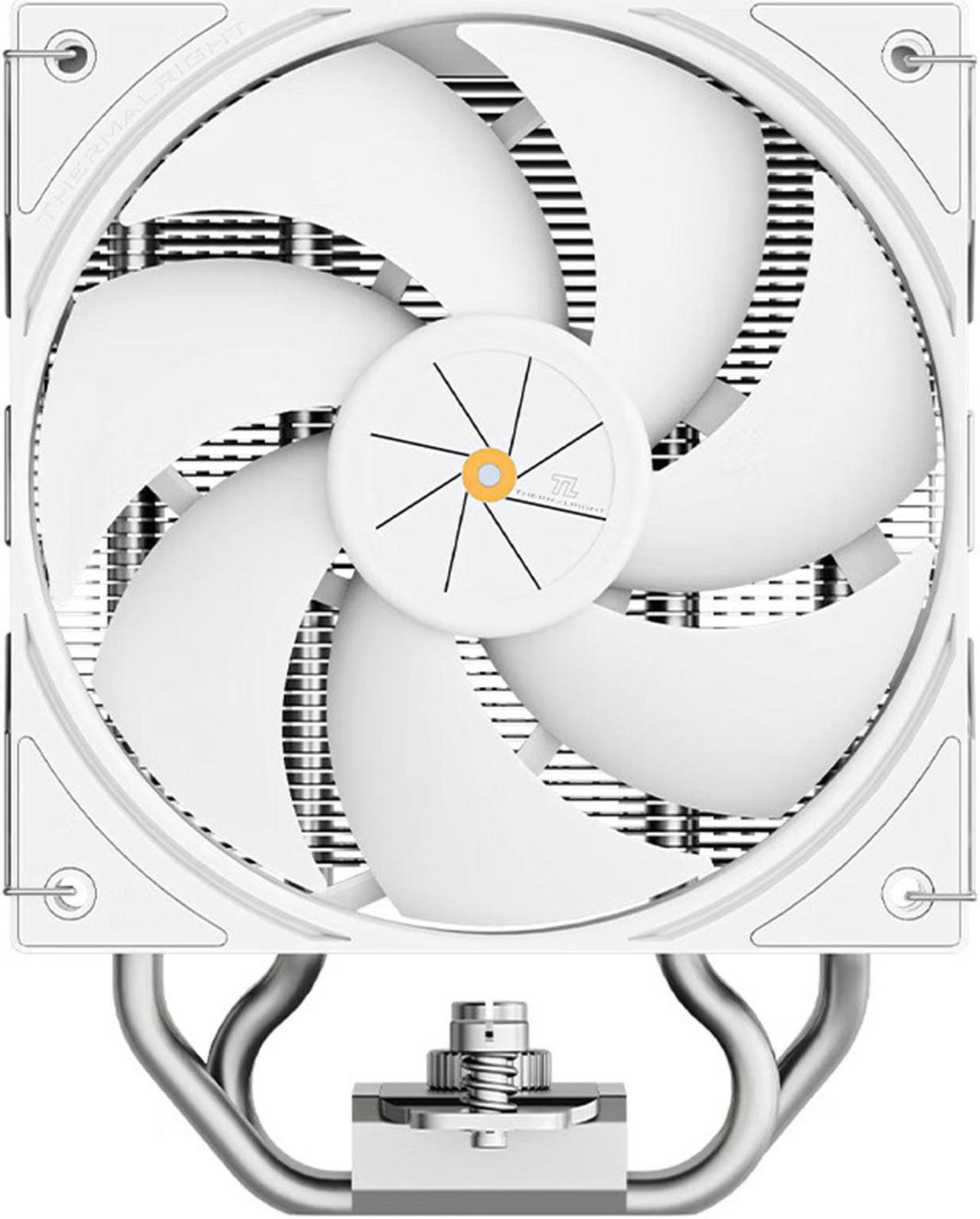 Alt view image 2 of 7 - Thermalright Assassin X 120 R Digital CPU Air Cooler - Temperature Display | 4 Heat Pipes, for Intel LGA 1150/1151/1155/1156/1200/1700 AMD AM4/AM5 White