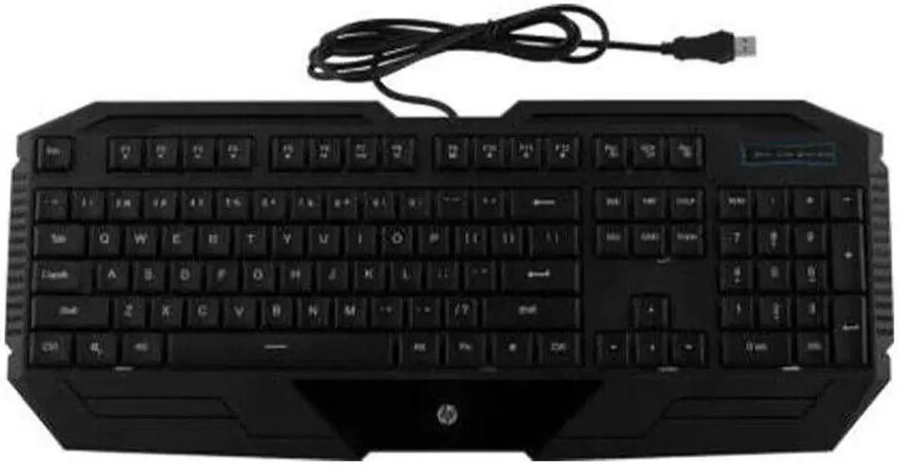 Alt view image 2 of 2 - HP K130 Wired Gaming Keyboard, Membrane, Height adjustment, LED lightning, USB wired, Full-Size, 4 keyboard indicator lights, 10 million clicks