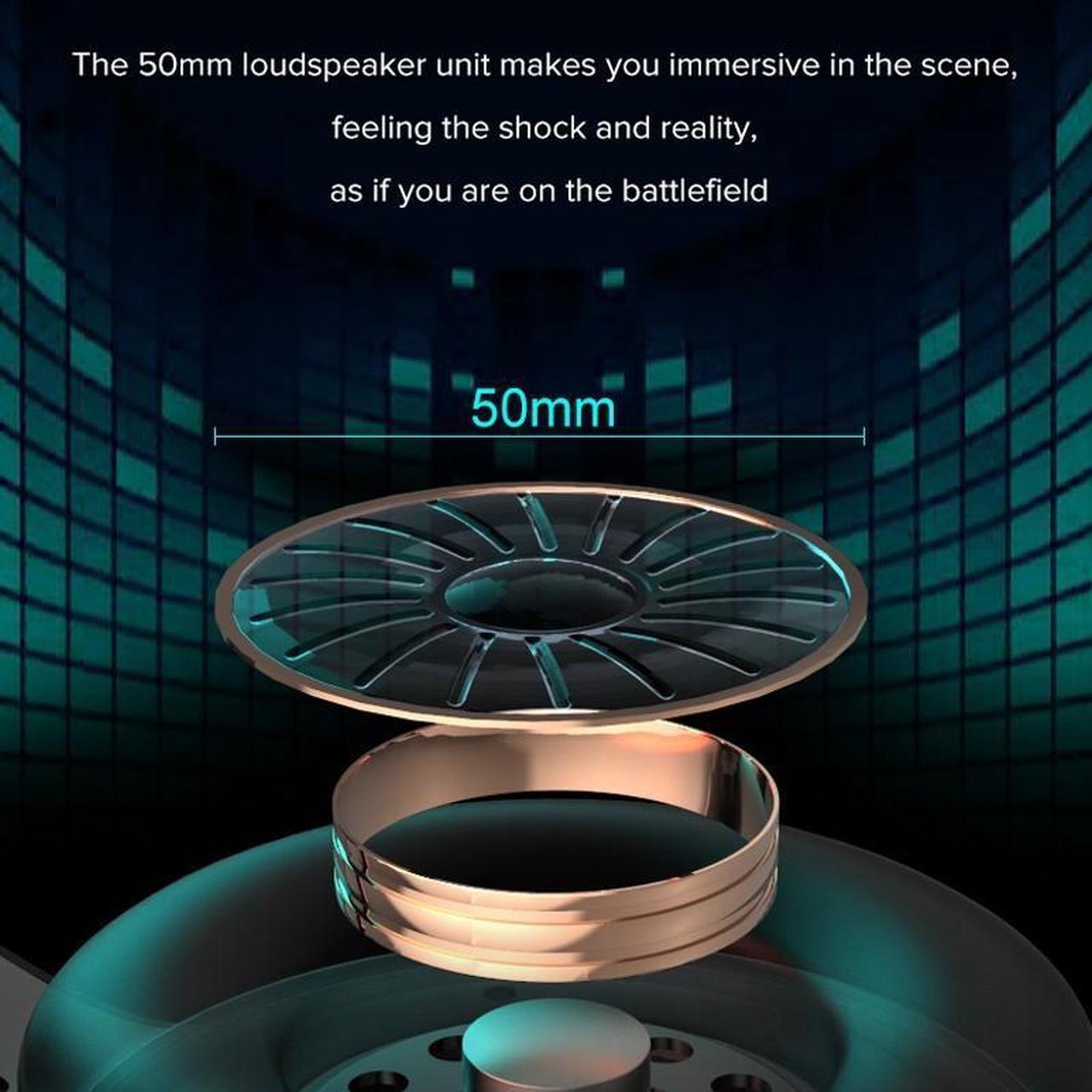 Alt view image 5 of 7 - Altec Lansing ALGH9604 Wired Gaming Headset, 3.5mm Jack/USB Wired, RGB, Cool LED Glow, 50mm Speakers