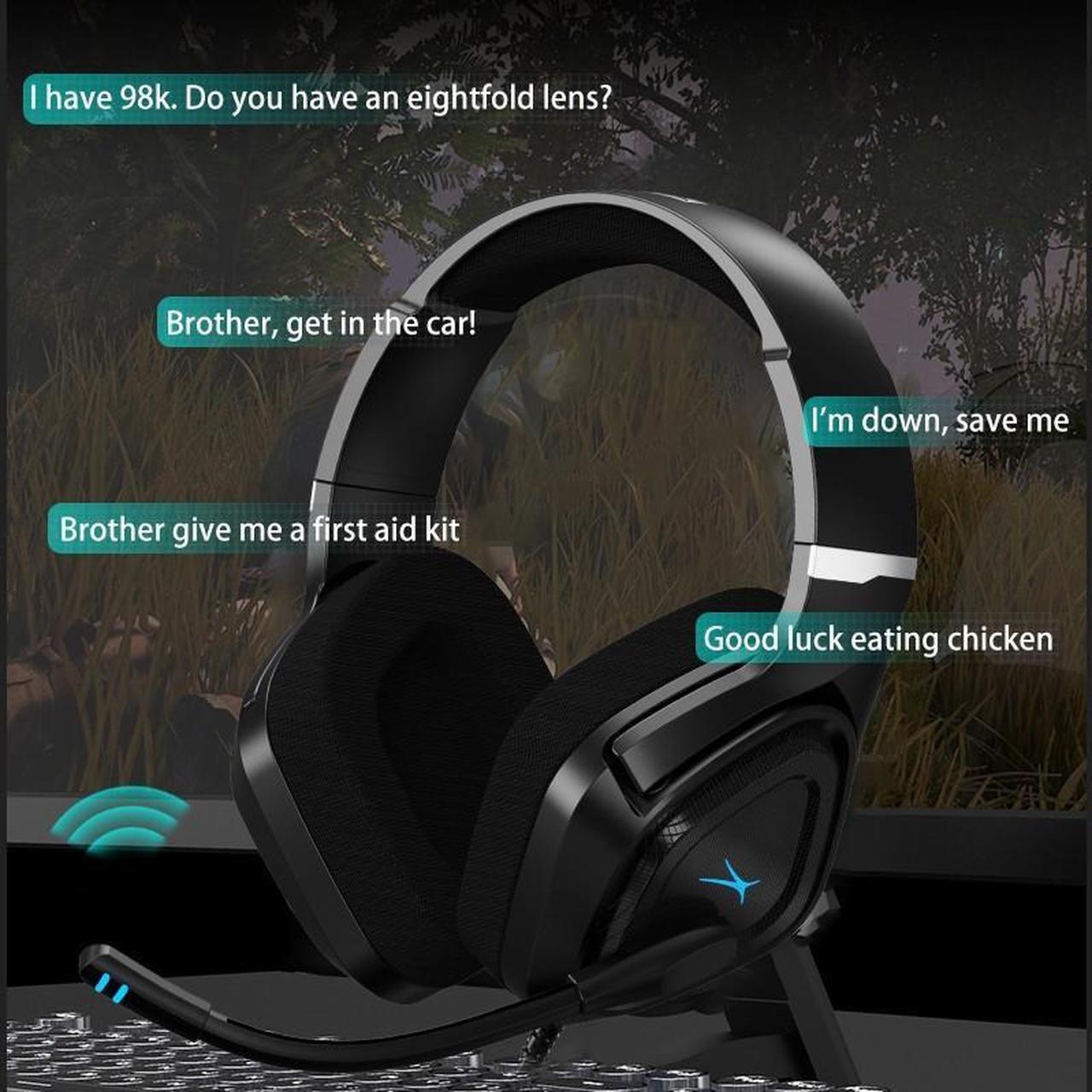 Alt view image 4 of 7 - Altec Lansing ALGH9604 Wired Gaming Headset, 3.5mm Jack/USB Wired, RGB, Cool LED Glow, 50mm Speakers