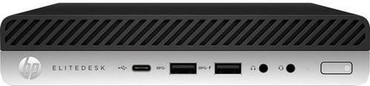 Alt view image 2 of 3 - HP Elitedesk 800 G4 DM Desktop Intel Core i5-8500T 2.7 GHz up to 3.5 GHz Intel UHD Graphics 630 8GB DDR4 256GB SSD Windows 10 Pro - 9LD84U8