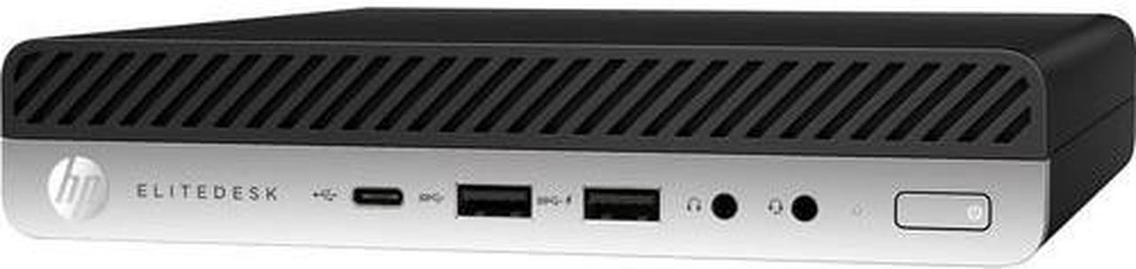 Alt view image 3 of 3 - HP Elitedesk 800 G4 DM Desktop Intel Core i5-8500T 2.7 GHz up to 3.5 GHz Intel UHD Graphics 630 8GB DDR4 256GB SSD Windows 10 Pro - 9LD84U8