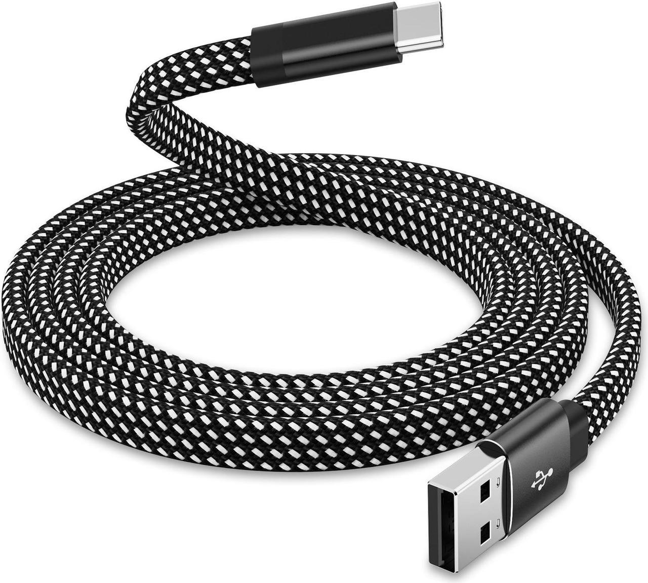 Magtame USB C Cable, Magnetic USB A to USB C Cable, Flat Coiled USB C Charger Cable, Type Fast Charging Charging Cord Compatible with Samsung for USB C Device for Pad