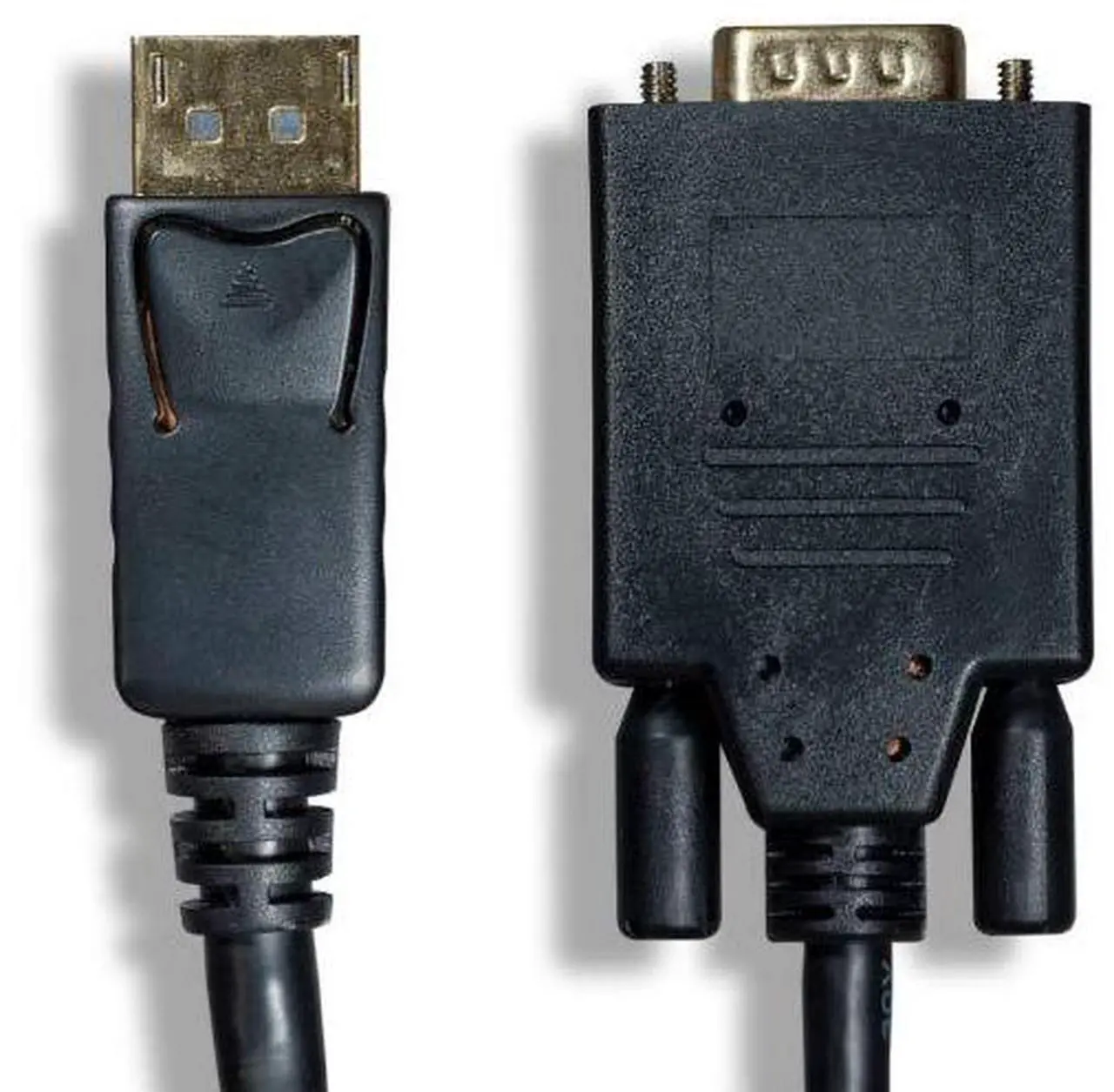 Alt view image 2 of 4 - Cable Leader Gold Plated Premium DisplayPort to VGA Male to Male Cable 28AWG 15ft