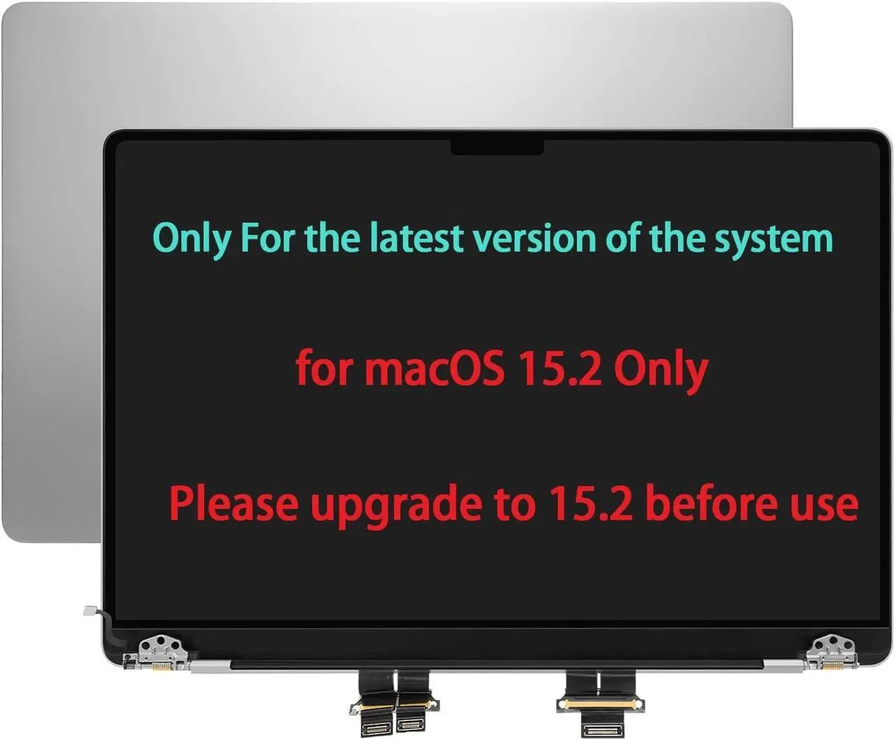 Main image of NUOLAISUN 14 inches LCD Screen Replacement for MacBook Pro M3 A2918 2023 EMC 8304 LCD Full Screen Display Assembly (Silver)