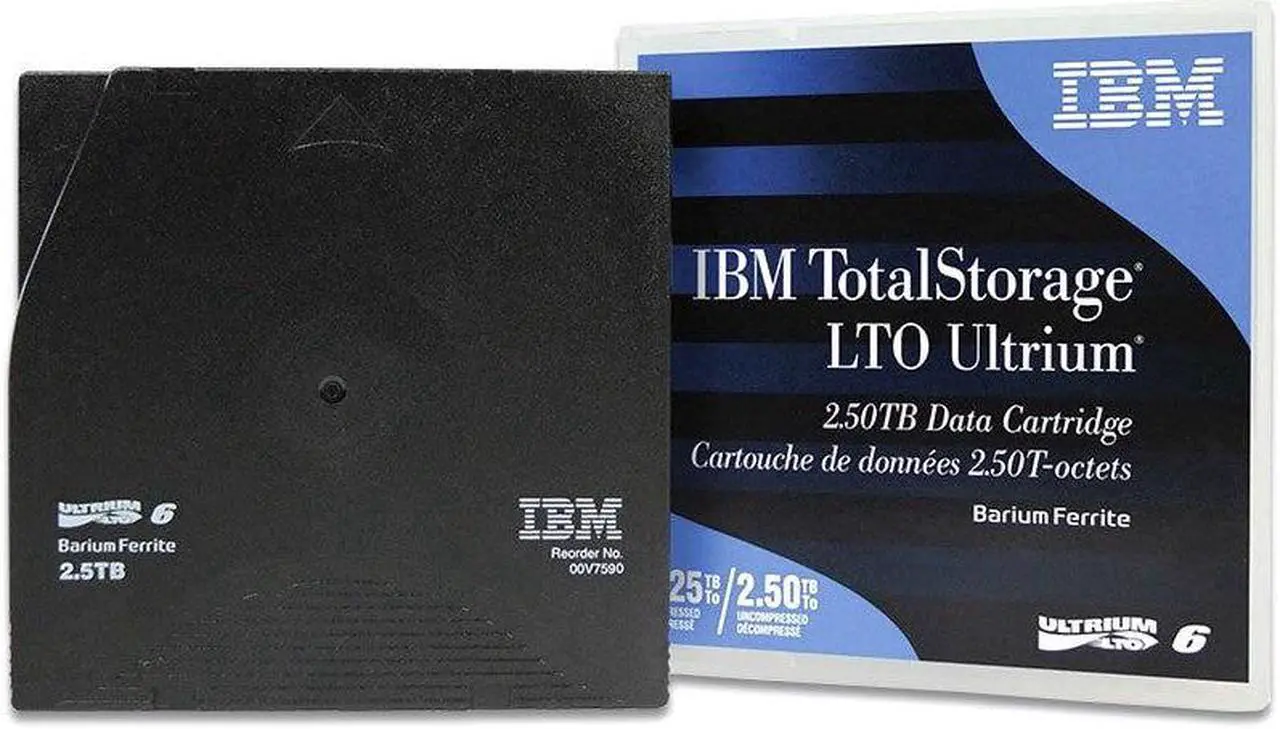 Alt view image 6 of 7 - IBM LTO Ultrium 6 Data Cartridge (00V7590) - 2.5TB/6.25TB Native/Compressed Capacity