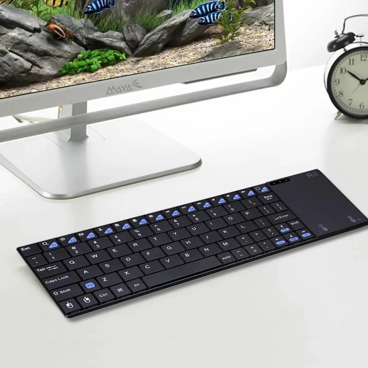Main image of Rii mini i12+ Wireless Mini Keyboard with Touchpad mouse for PC Tablet Android TV BOX