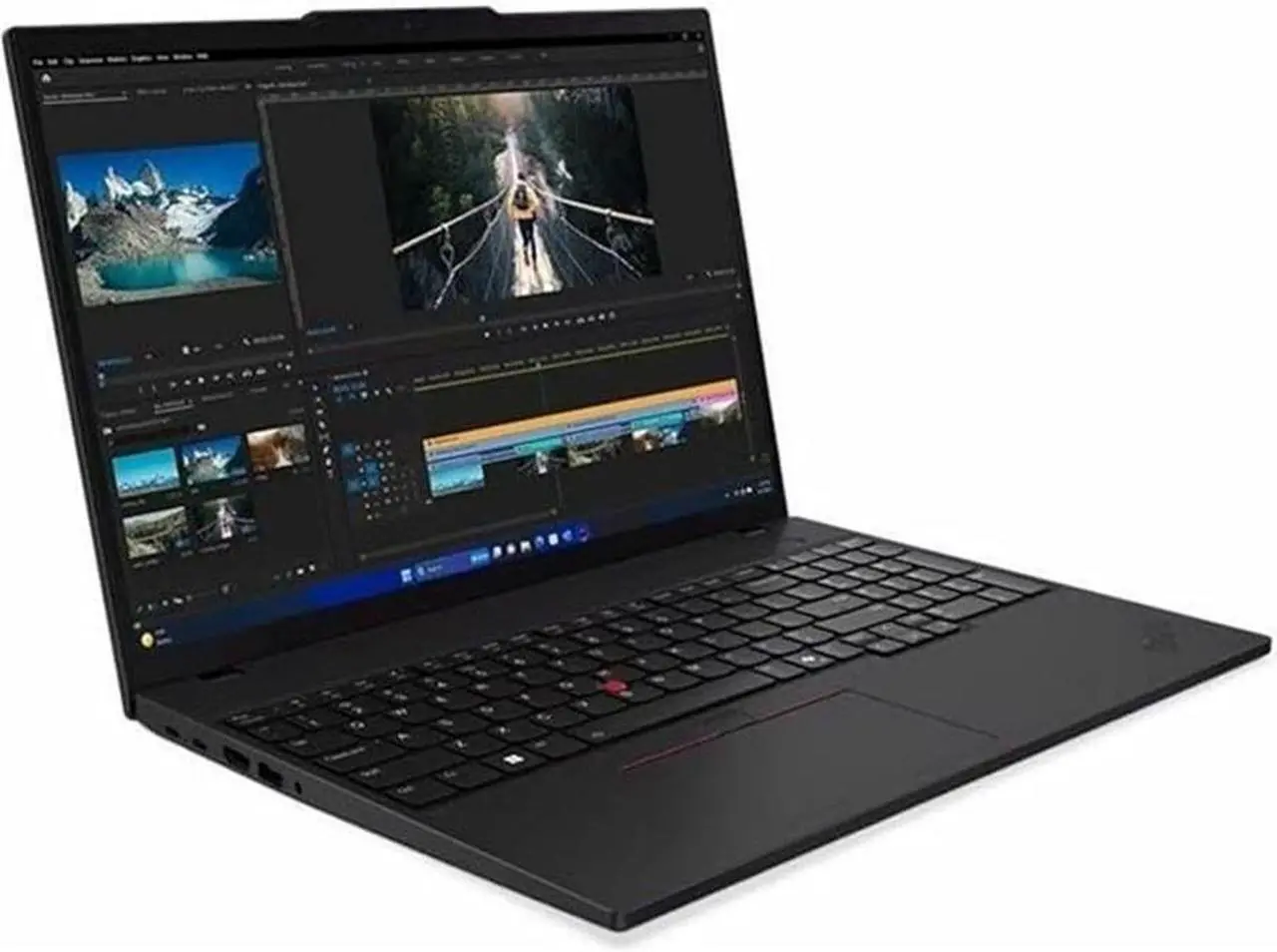 Alt view image 4 of 12 - Lenovo ThinkPad T16 Gen 3 16" Core Ultra 5 125U 3.6GHz 16GB 512GB SSD WIN11P, Black