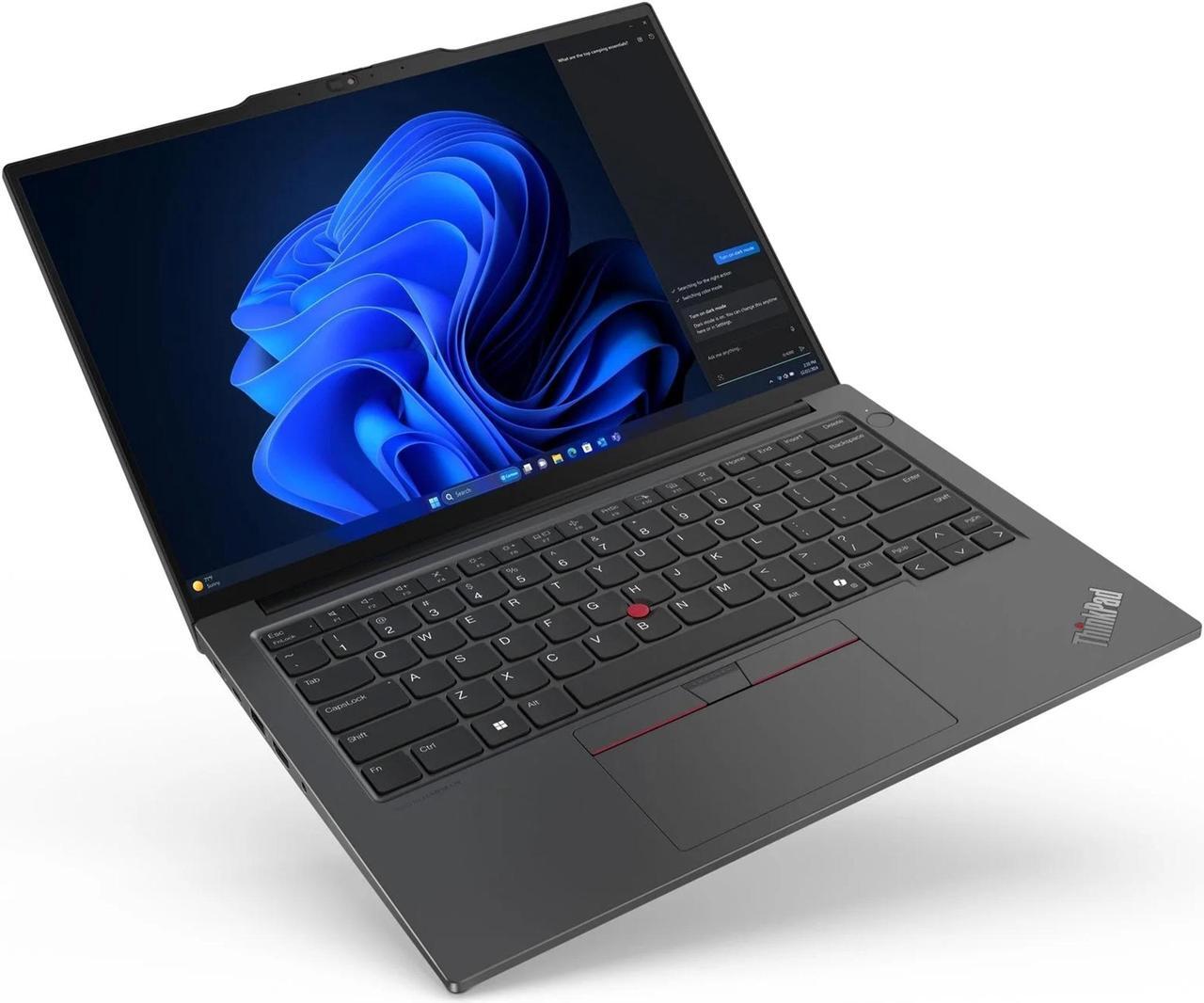 Alt view image 5 of 7 - Lenovo ThinkPad E14 Gen 6 14" Core Ultra 5 125U 1.3GHz 16GB 512GB SSD WIN11P, Black