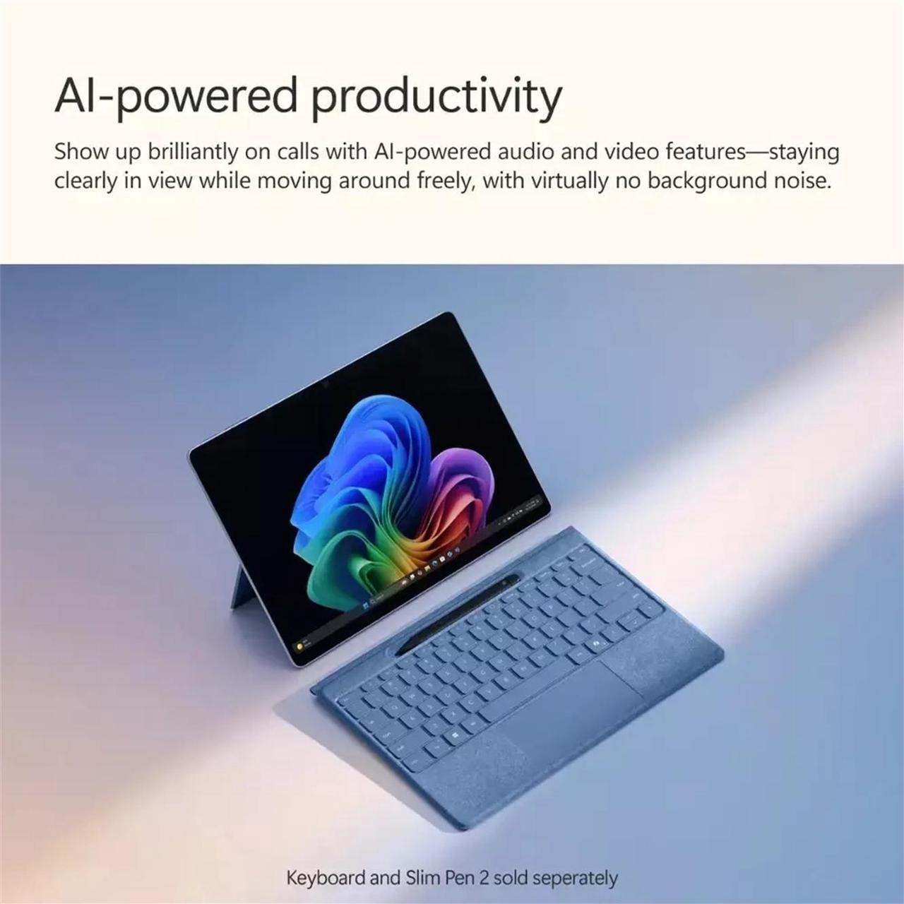 Alt view image 4 of 6 - Microsoft Surface Pro 11 Tablet 13" Copilot+PC Touch Snapdragon X Plus 16GB RAM 1TB SSD, Sapphire