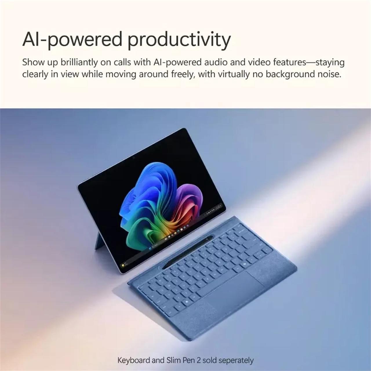 Alt view image 4 of 6 - Microsoft Surface Pro 11 Tablet 13" Copilot+PC Touchscreen Snapdragon X Plus 16 RAM 256 SSD,Platinum