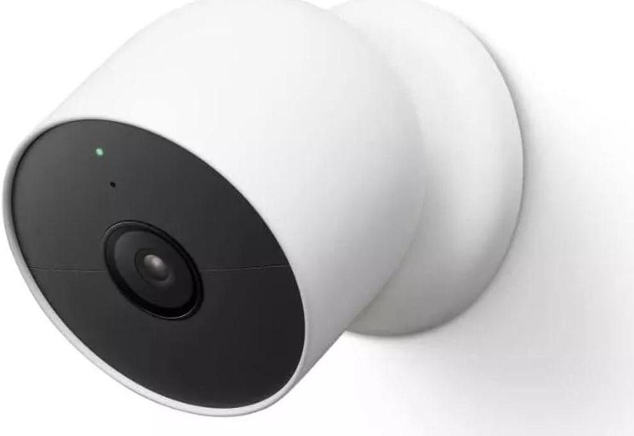 Alt view image 3 of 13 - Google Nest 1080p Indoor/Outdoor Battery-Operated Security Camera 2nd Gen - 3 Pack, White