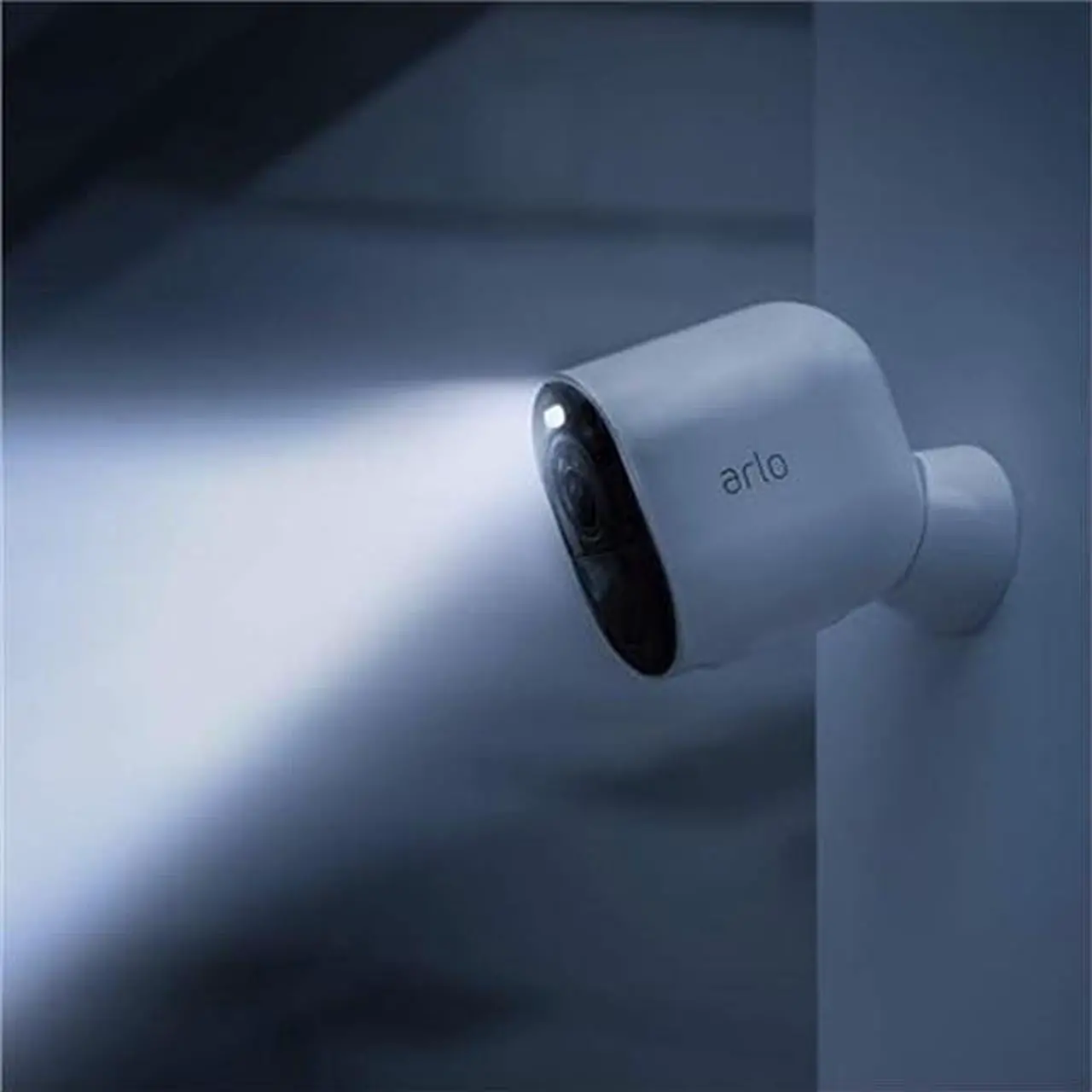 Alt view image 4 of 11 - Arlo Ultra Wireless Security 3 Camera System, Indoor/Outdoor, 2160p, 2-Way Audio, Night Vision White - Certified Refurbished - Grade A
