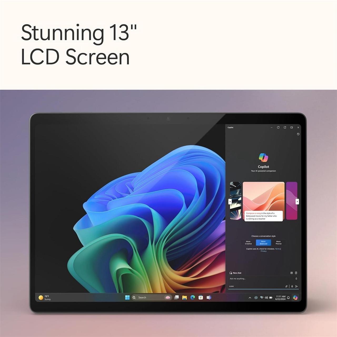 Alt view image 4 of 6 - Microsoft Surface Pro 10 Tablet 13" Touchscreen Copilot Ultra 5 135U 8GB RAM 256GB SSD W11P, Black