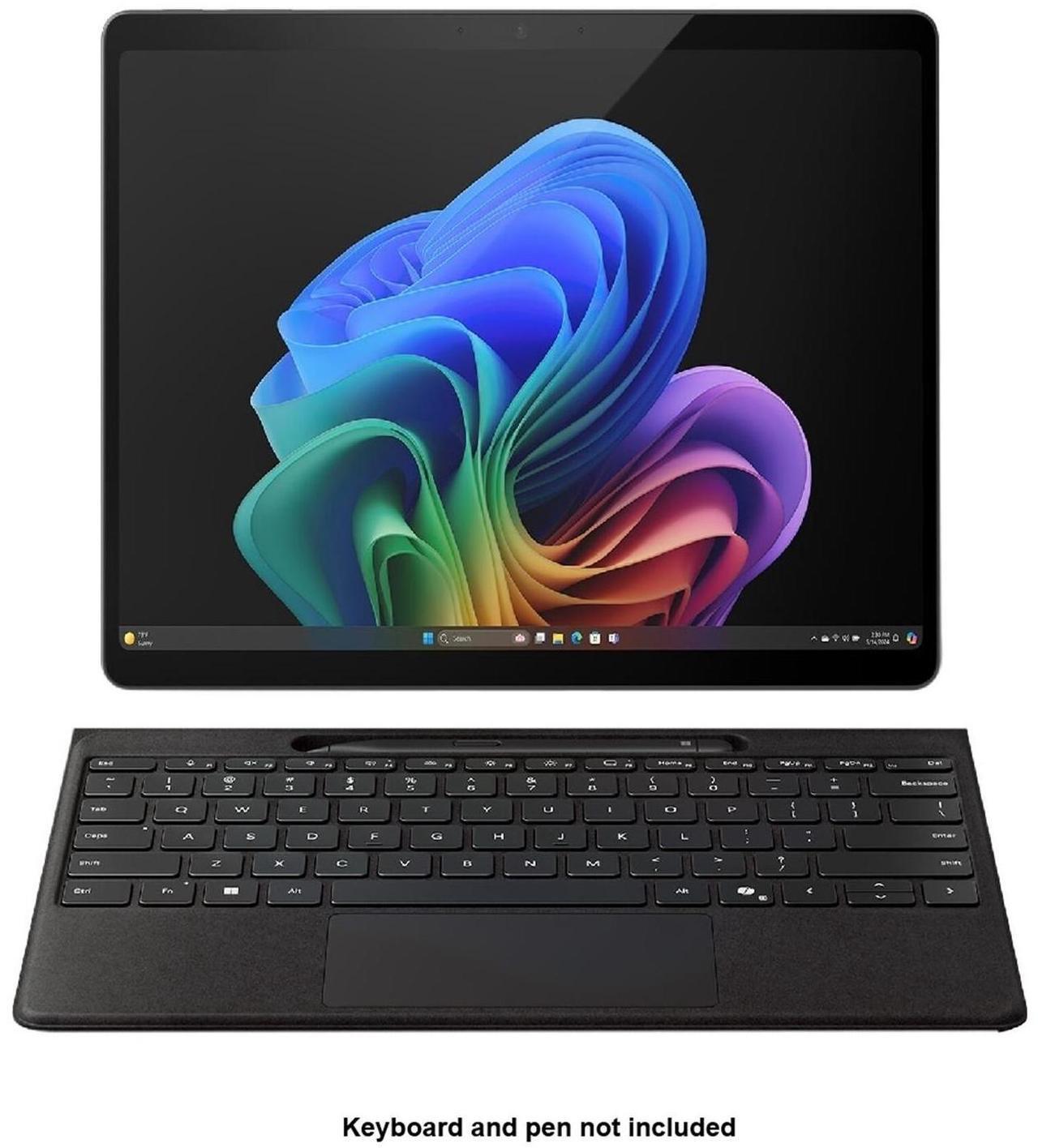 Alt view image 4 of 6 - Microsoft Surface Pro 10 Tablet 13" Touchscreen Copilot Ultra 7 165U 16GB RAM 256GB SSD W11P, Black