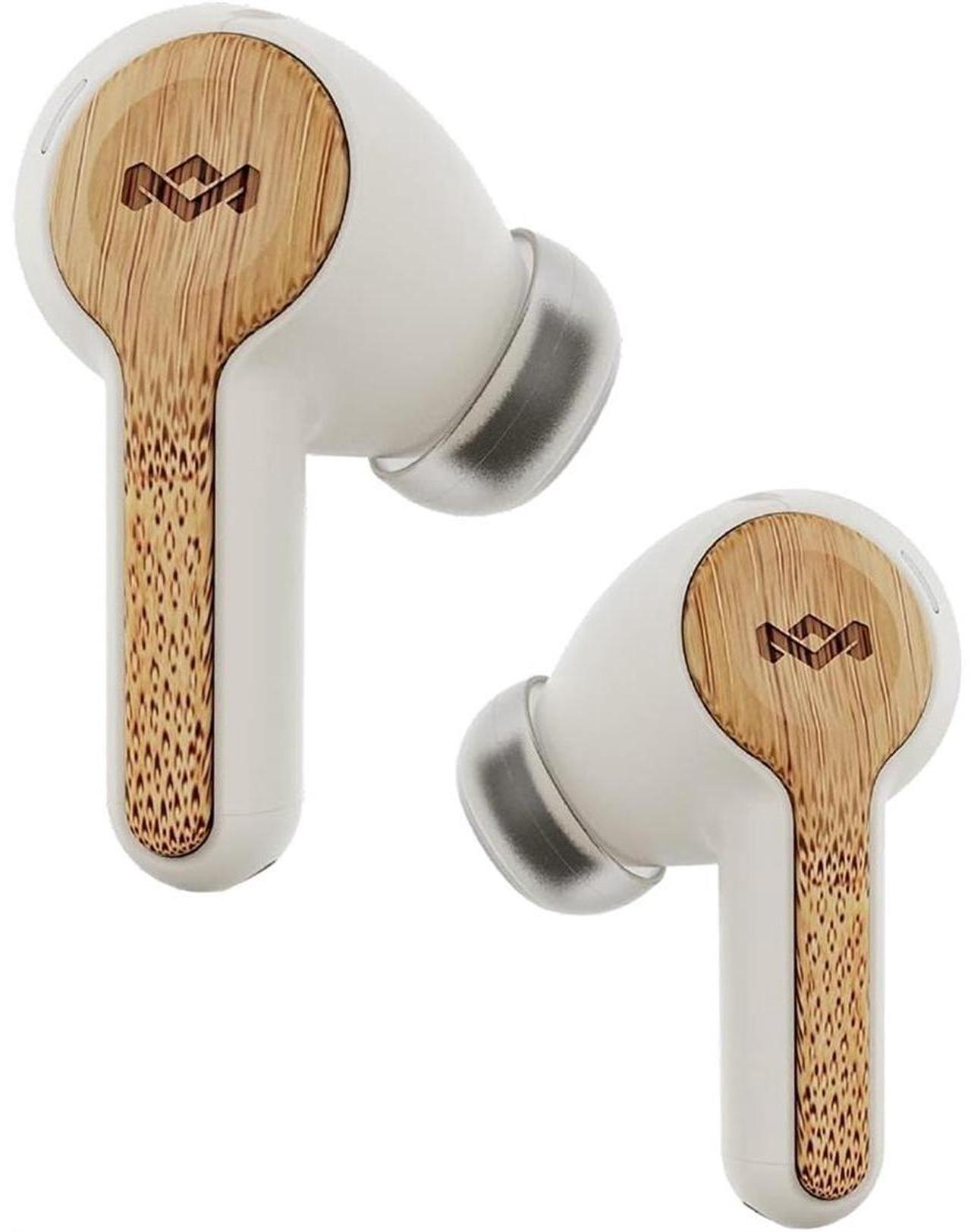 Main image of House of Marley Rebel True Wireless Earbuds in-Case Charging & Mic Bluetooth 8H Battery Life Cream