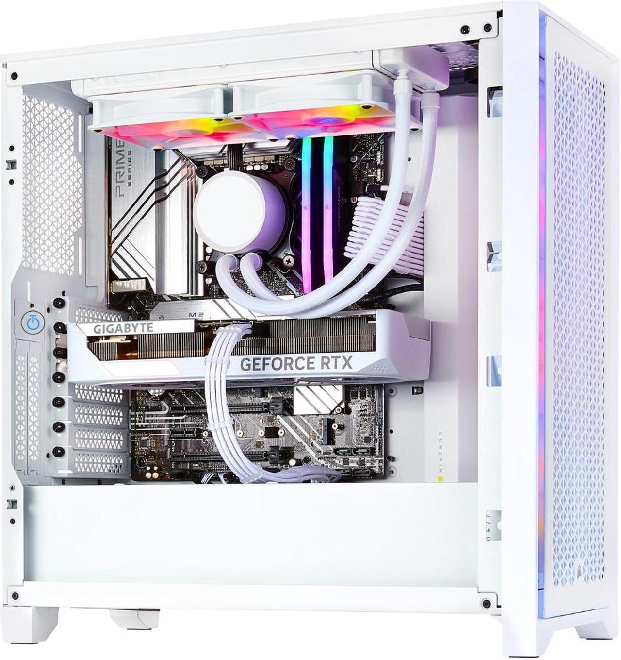 Main image of TECHNOID Snow White PC - Ryzen 7 7800X3D - RTX 4080 SUPER - 32GB DDR5 - 2TB SSD - Win 11 PRO