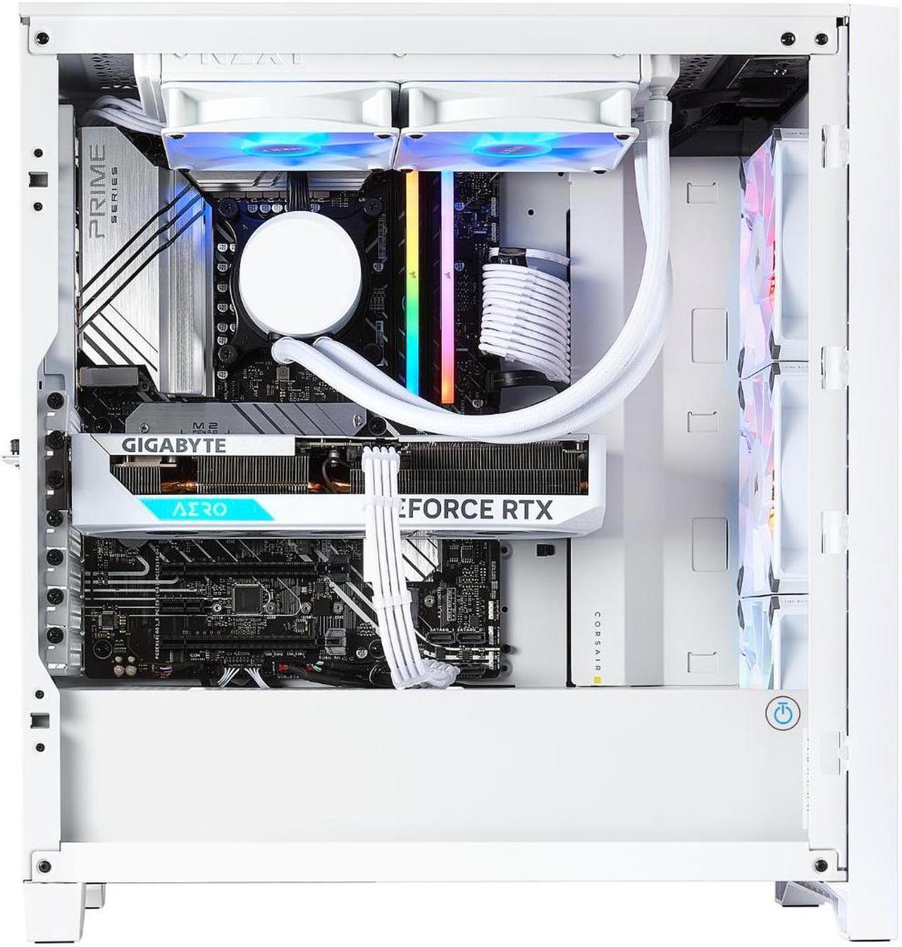 Alt view image 4 of 6 - TECHNOID Snow White PC - Ryzen 7 7800X3D - RTX 4080 SUPER - 32GB DDR5 - 2TB SSD - Win 11 PRO
