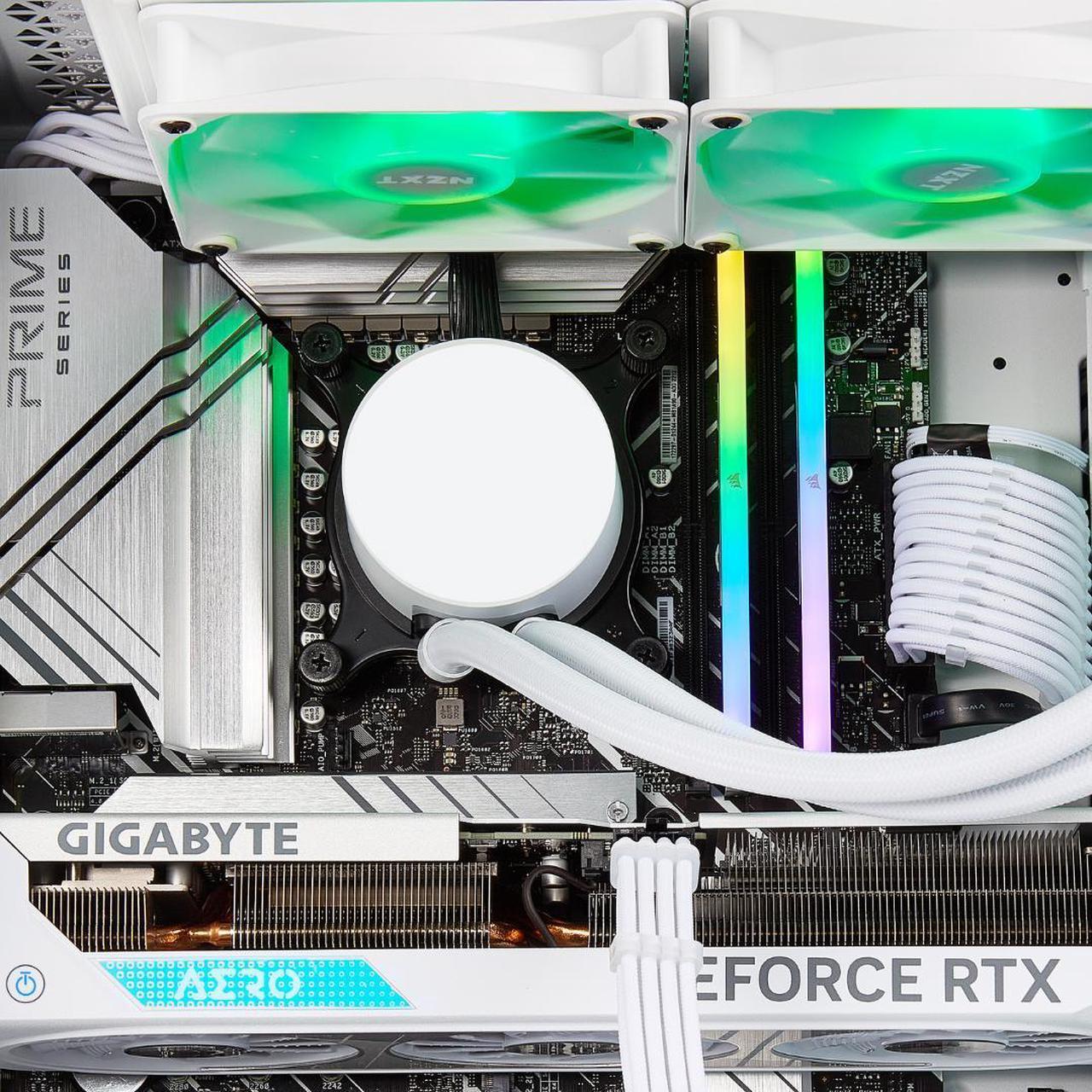Alt view image 5 of 6 - TECHNOID Snow White PC - Ryzen 7 7800X3D - RTX 4080 SUPER - 32GB DDR5 - 2TB SSD - Win 11 PRO