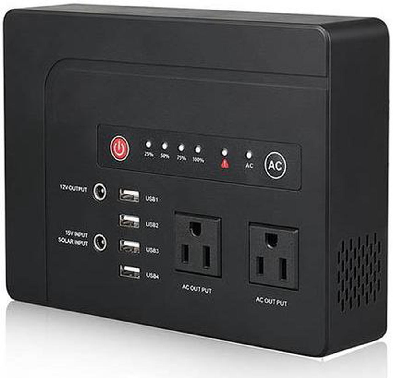 Main image of 200W 146Wh Portable Power Station with 110V AC Outlet 39,600mAh Lithium Battery Bank Power Pack For Laptop Phone Tablet Camera Charger Outdoor Camping RV Travel Road Trip Home Office Emergency