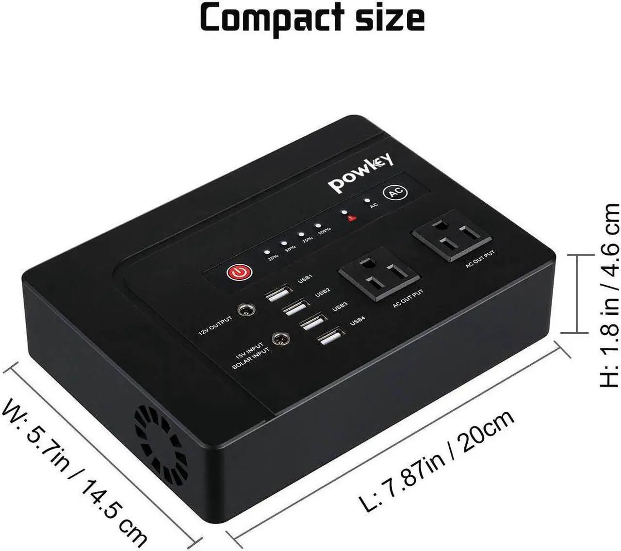 Alt view image 2 of 7 - Portable Power Station 146Wh 200W Solar Generator with 40W Solar Panel Kit, 110V AC DC USB Outlet Battery Bank Backup Charger for Laptop Tablet Phone Lamp Fan Outdoor Camping Trip Home Emergency