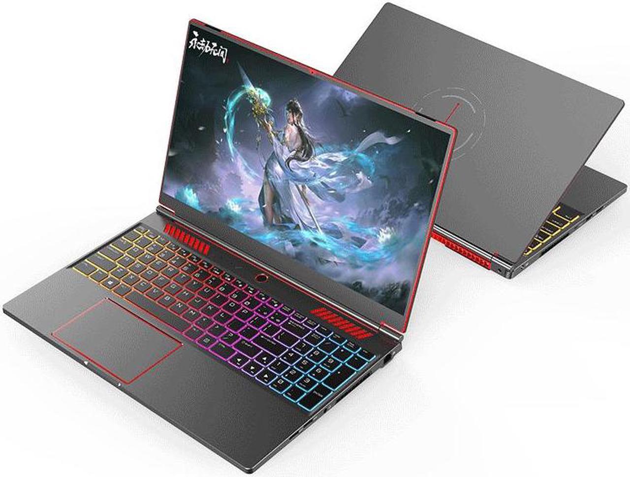 NVISEN 16.1 Inch Gaming Laptop Computer GeForce GTX 1650 4G Intel Core i9-8950HK 2*RAM Max 64GB DDR4 2*M.2 NVME SSD WiFi Intel Core i9 8th Gen 512 GB 16GB