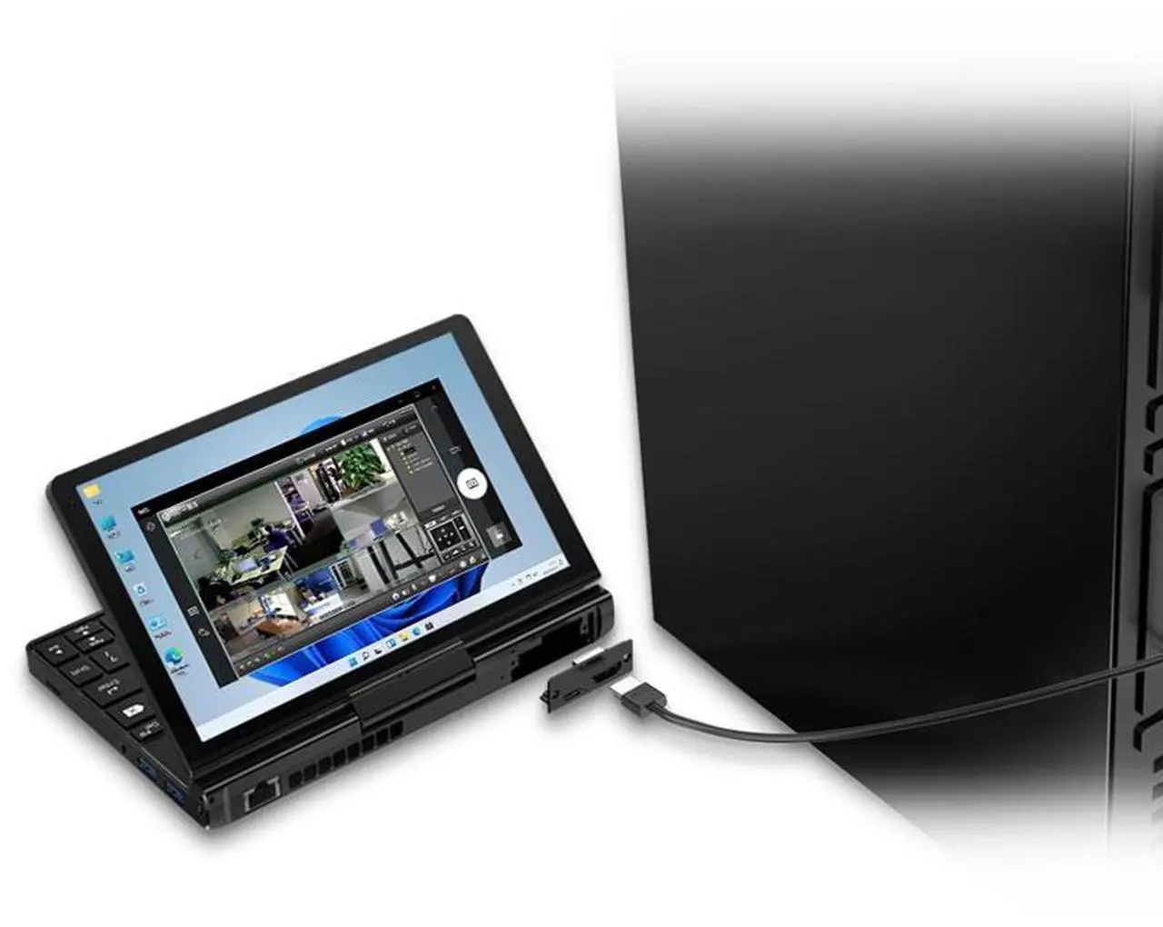 Alt view image 5 of 7 - NVISEN New GPD 2025 Pocket3 Mini Laptop PC 8 Inch Intel Core i3-1125G4 16GB 512GB Thunderbolt 4 Modular Full-featured Handheld Wi-Fi 6E