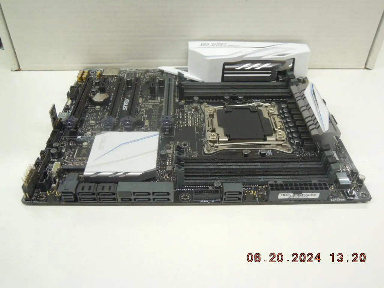 Alt view image 4 of 5 - Asus X99-A II ATX Motherboard LGA 2011-V3 DDR4 + I/O Shield