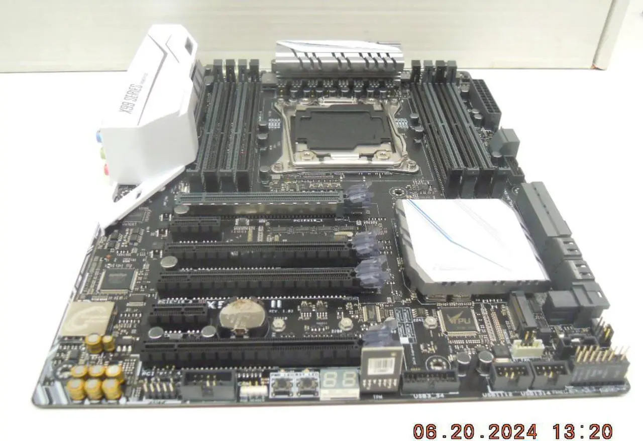 Alt view image 3 of 5 - Asus X99-A II ATX Motherboard LGA 2011-V3 DDR4 + I/O Shield
