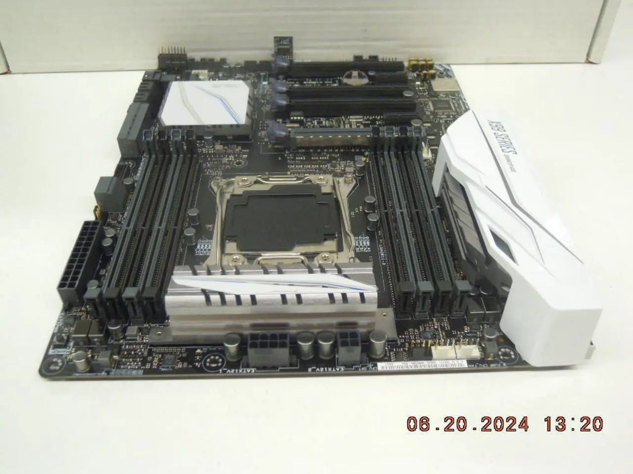 Alt view image 5 of 5 - Asus X99-A II ATX Motherboard LGA 2011-V3 DDR4 + I/O Shield