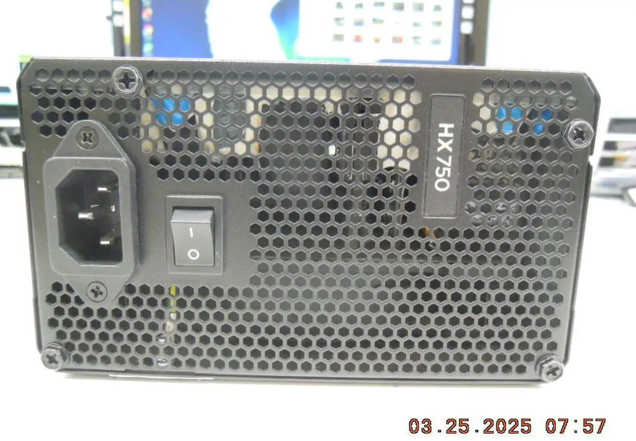 Alt view image 4 of 7 - Corsair HX Series - HX750 ATX12V v2.4 EPS 2.92 Standards AC Power Supply 750 Watt 80 Plus Gold Certified Modular PSU Model RPS0074 P/N: CP-9020137