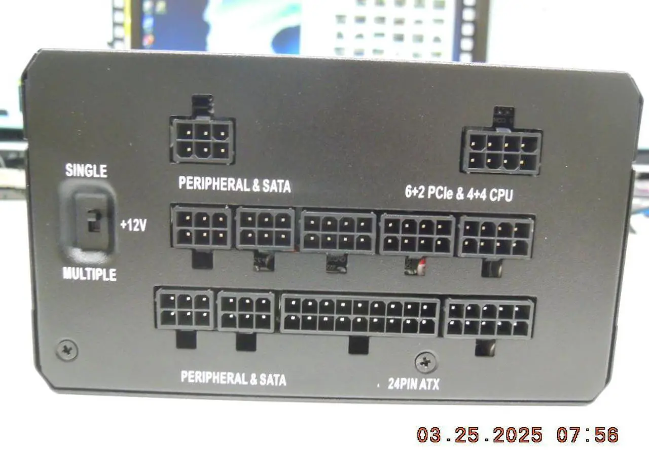 Alt view image 3 of 7 - Corsair HX Series - HX750 ATX12V v2.4 EPS 2.92 Standards AC Power Supply 750 Watt 80 Plus Gold Certified Modular PSU Model RPS0074 P/N: CP-9020137