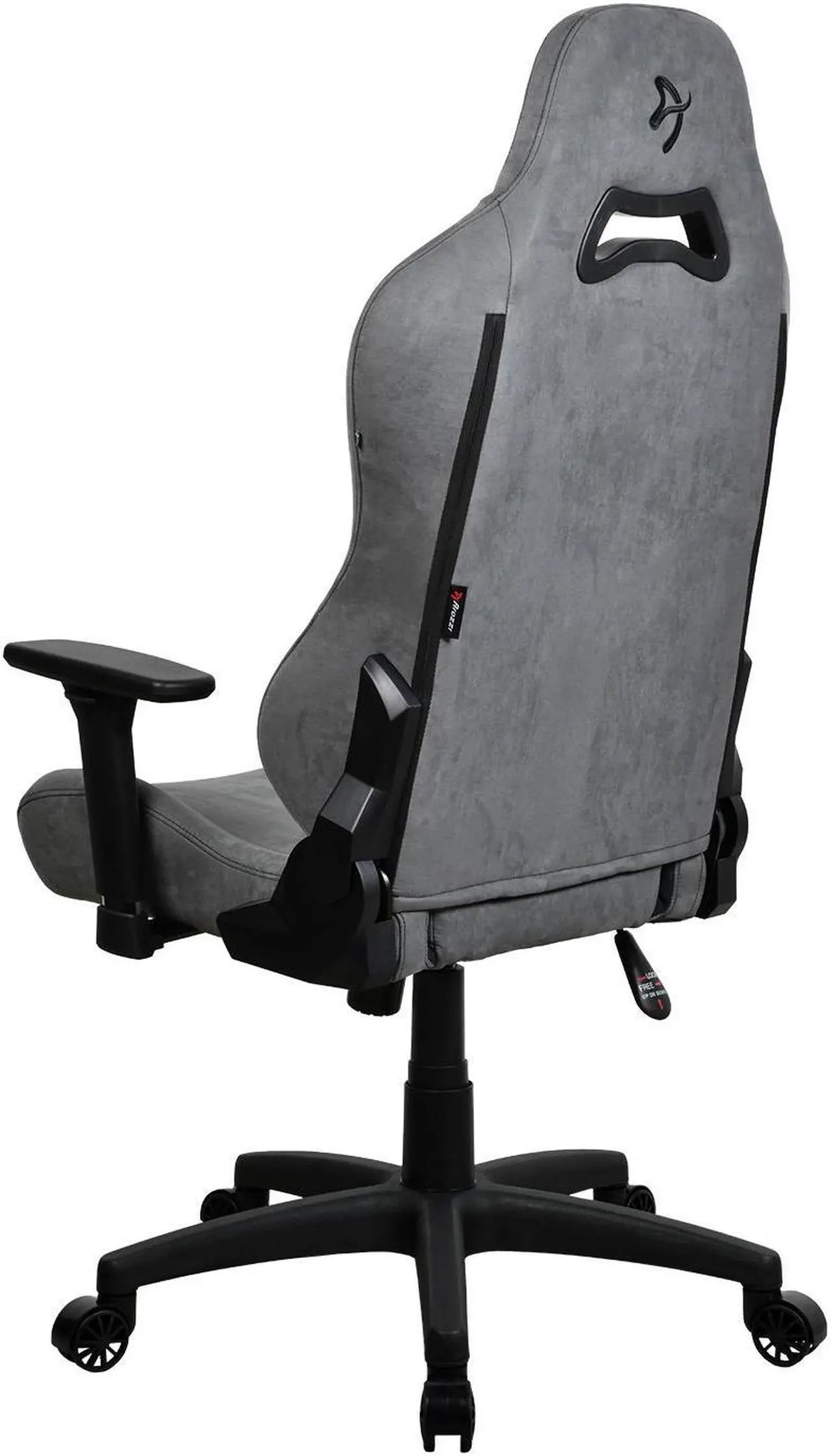 Alt view image 4 of 5 - Arozzi Torretta Premium Supersoft Fabric Upholstery Fabric with Unique Velvety Texture Breathable Fluid-Repellant Ergonomic Design with 2 Supportive Pillows for Office and Gaming Chair - Anthracite