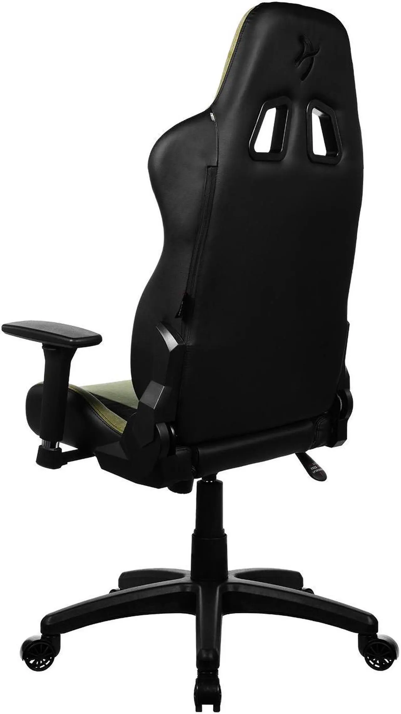 Alt view image 6 of 6 - Arozzi Avanti Premium Soft Fabric Upholstery Fabric with Unique Velvety Texture Breathable Fluid-Repellant Ergonomic Design for Office and Gaming Chair - Moss Green