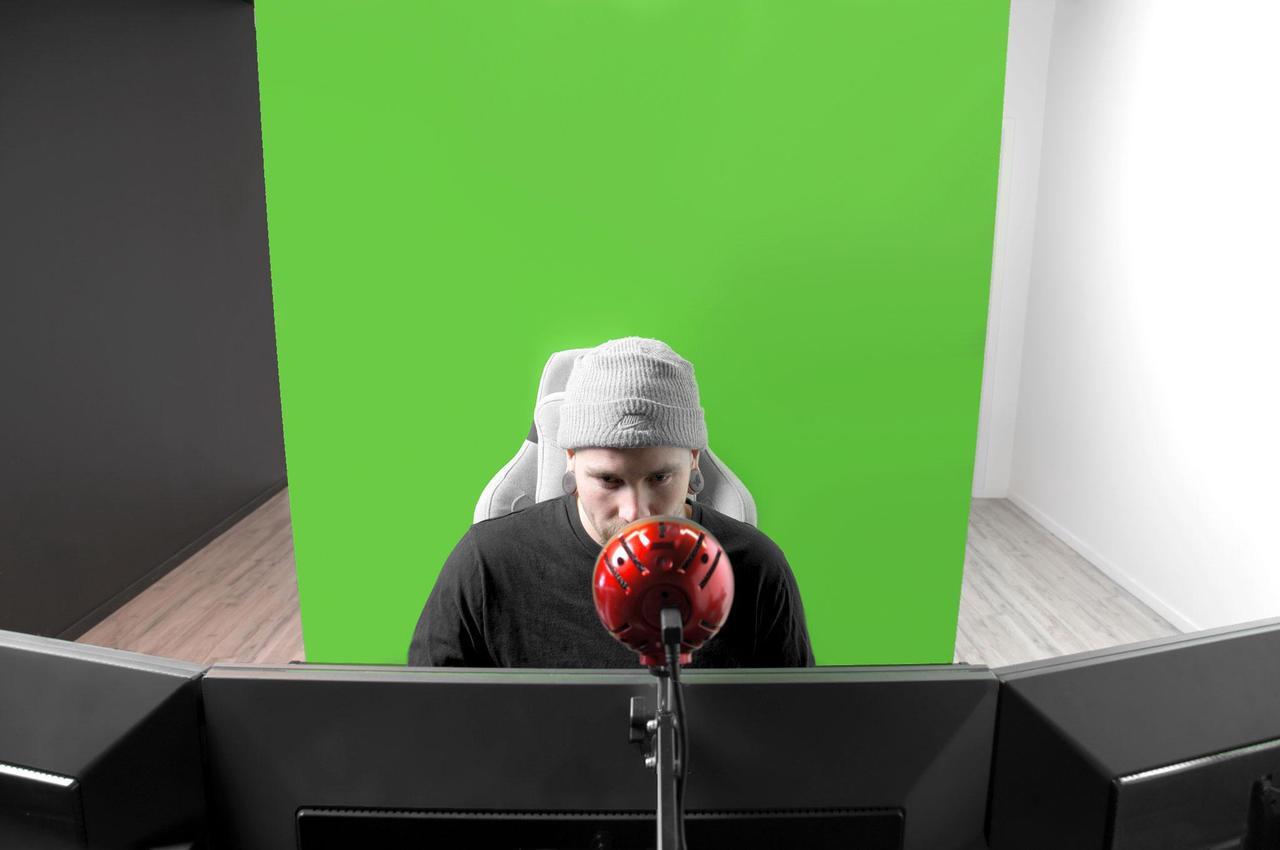 Alt view image 6 of 6 - Arozzi AZ-GS Extra Wide Portable Green Screen