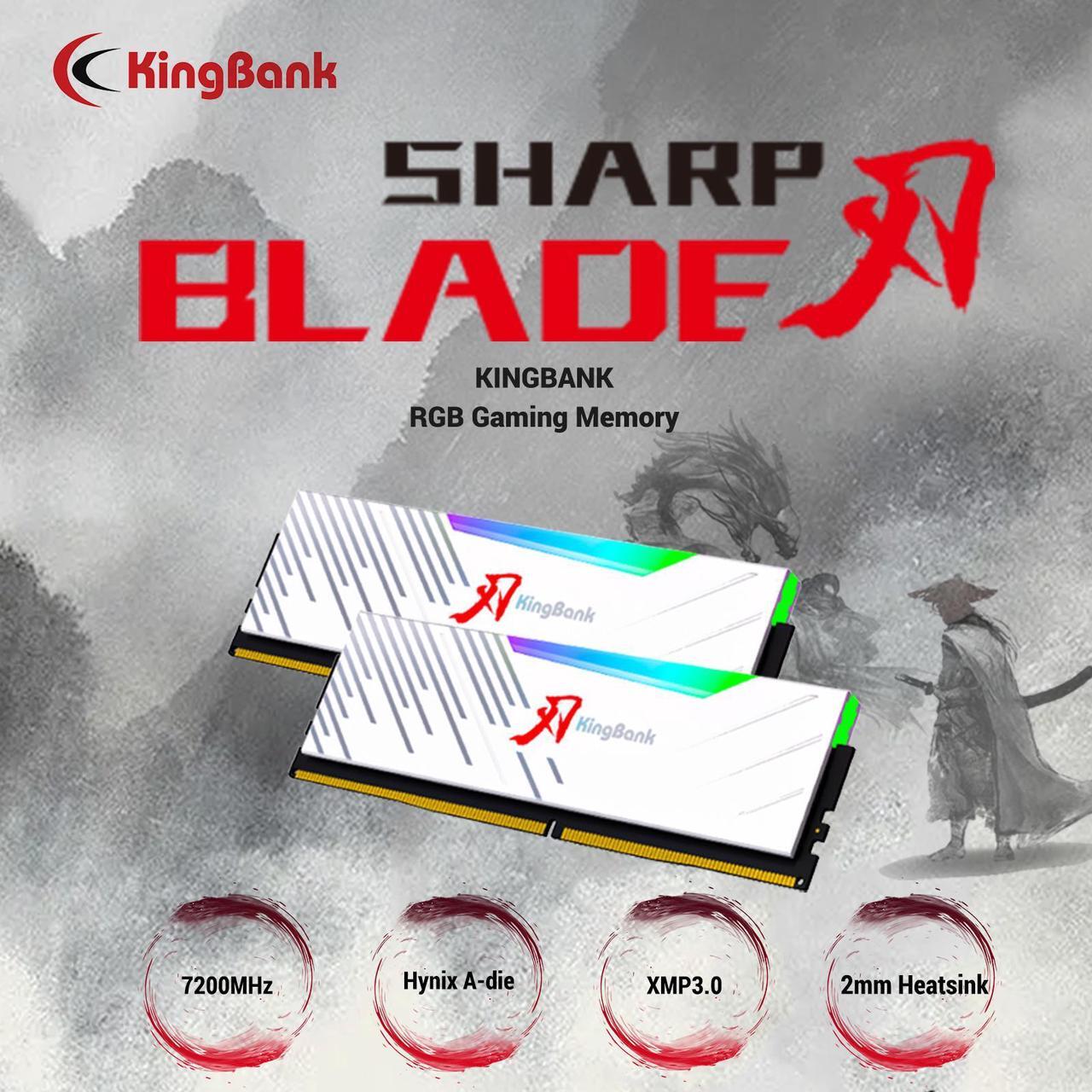 Alt view image 3 of 7 - KingBank RGB Computer Desktop Memory Ram  Hynix A-die  DDR5 32GB(2x16GB) 7200MHz CL34 1.4V with Heatsink for Desktop Computer High Performance Gaming