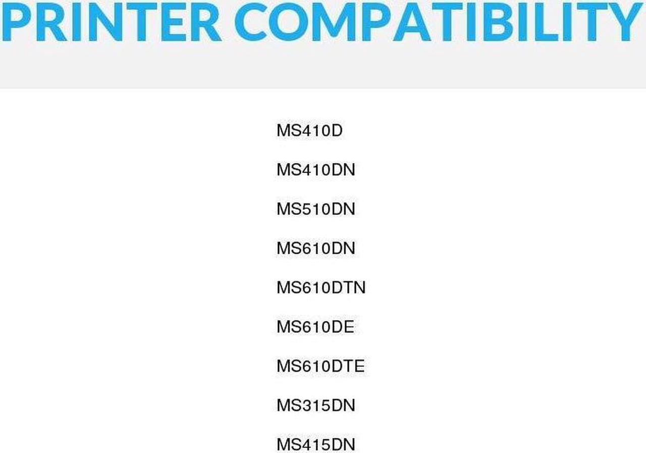 Alt view image 11 of 11 - Speedy Inks - 3PK Compatible 50F1X00 Extra High Yield Black Laser Toner Cartridge