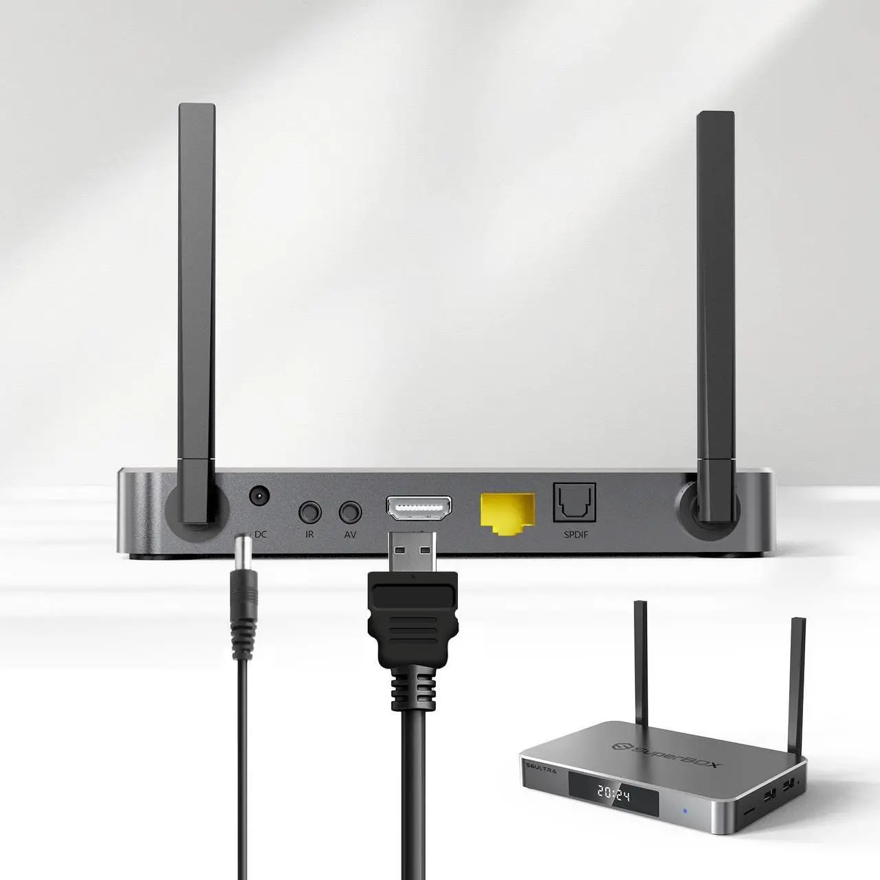 Alt view image 3 of 7 - Superbox Premium Edition S6 Ultra - 6K Versatile Streaming Media Player with Voice Control, Timeshift Function, Parental Control, 4GB+128GB Storage, Smart Android TV Box