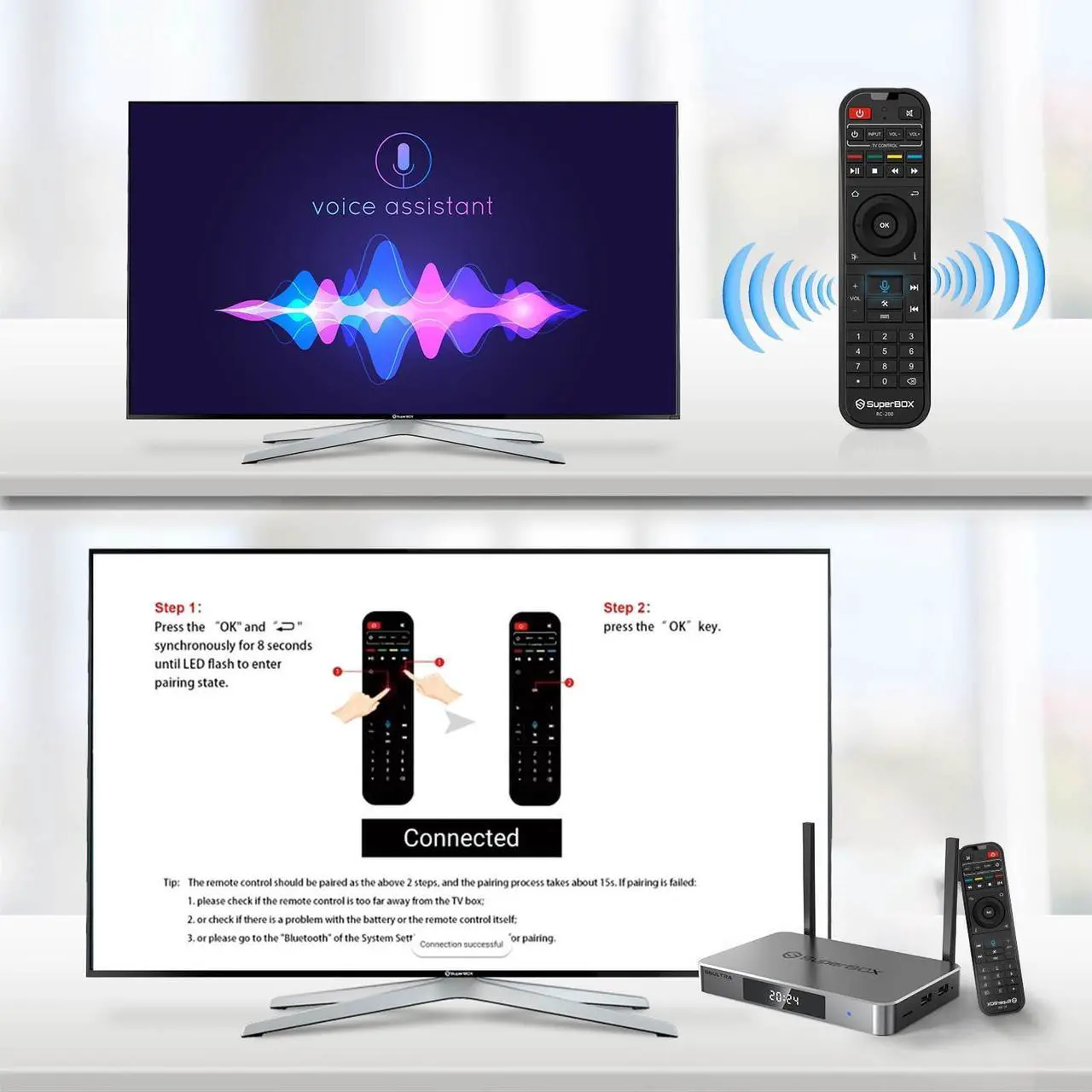 Alt view image 5 of 7 - Superbox Premium Edition S6 Ultra - 6K Versatile Streaming Media Player with Voice Control, Timeshift Function, Parental Control, 4GB+128GB Storage, Smart Android TV Box