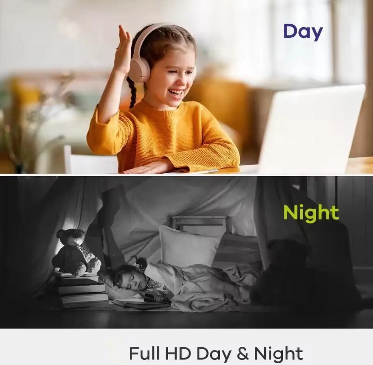 Alt view image 4 of 7 - inLifeCam 3.0 MP Tuya Smart APP Indoor WIFI Pan Tilt PTZ Wireless IP Camera Network Camera
