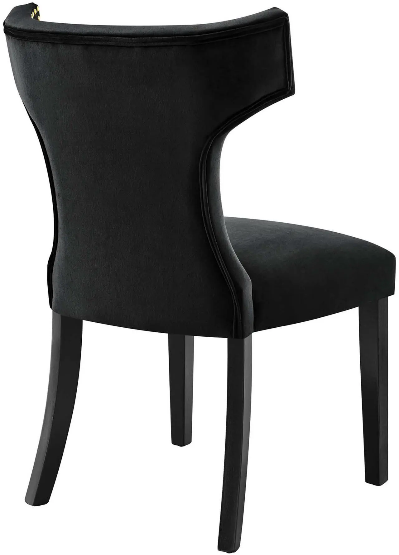 Alt view image 10 of 12 - Curve Performance Velvet Dining Chairs - Set of 2-EEI-5008