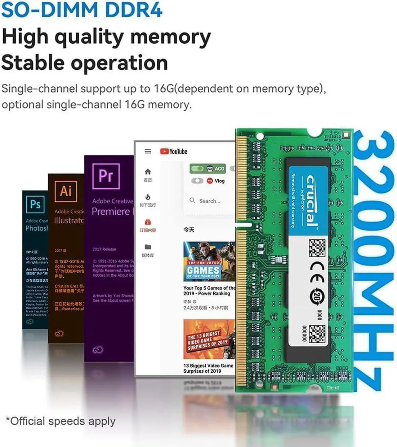 Alt view image 4 of 7 - Beelink N100 Mini PC Mini S12 Pro 16GB DDR4 500GB SSD 12th Generation Processor N100 4C 4T Max 3.4GHz, LAN 2.5G /2* HDMI 4K@60Hz Output Gigabit Ethernet/WiFi 6 / BT-5.2