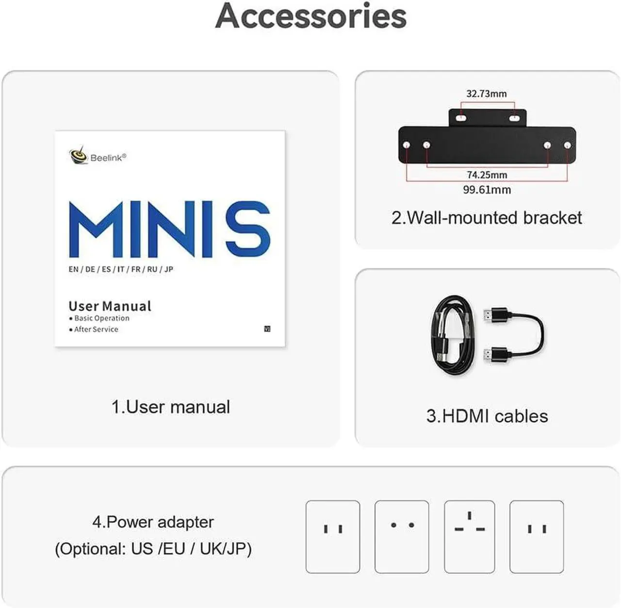 Alt view image 7 of 7 - Beelink N100 Mini PC Mini S12 Pro 16GB DDR4 500GB SSD 12th Generation Processor N100 4C 4T Max 3.4GHz, LAN 2.5G /2* HDMI 4K@60Hz Output Gigabit Ethernet/WiFi 6 / BT-5.2