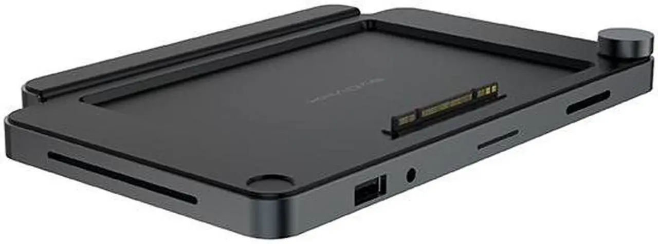 Alt view image 2 of 7 - Khadas Mind Dock for Mind Expansion Module, Built-in Audio System, Fingerprint Scanner, 9 Additional I/O Ports, Support Four 4K/60Hz Displays Mini Computer Built-in SD Card Reader for Swift