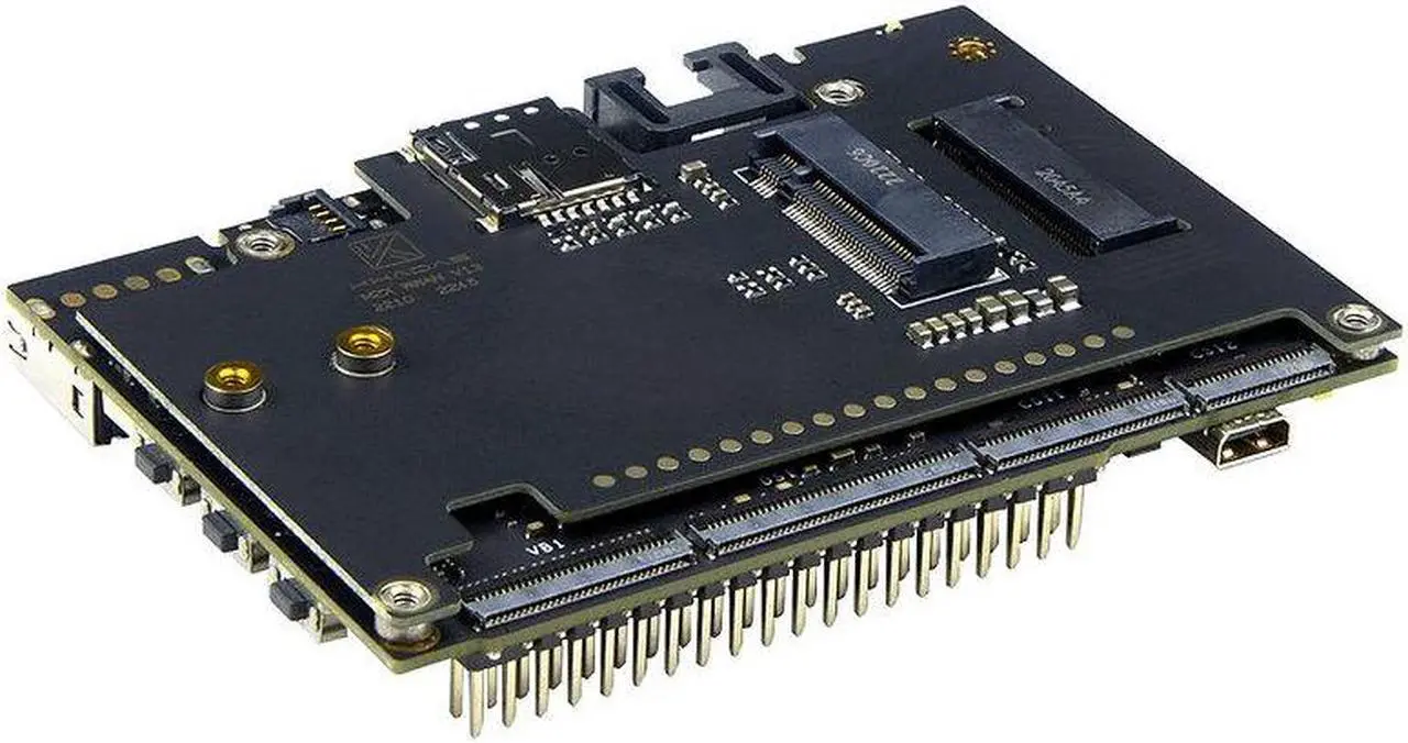 Alt view image 6 of 7 - Khadas M2X WWAN Extension Board with M.2 slot for adding a 4G/5G LTE module Support Nano-SIM Card Slot/18-Pin GPIO Header/4G/5G Active LED